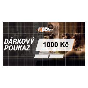 Dárkový poukaz v hodnotě 1000 Kč